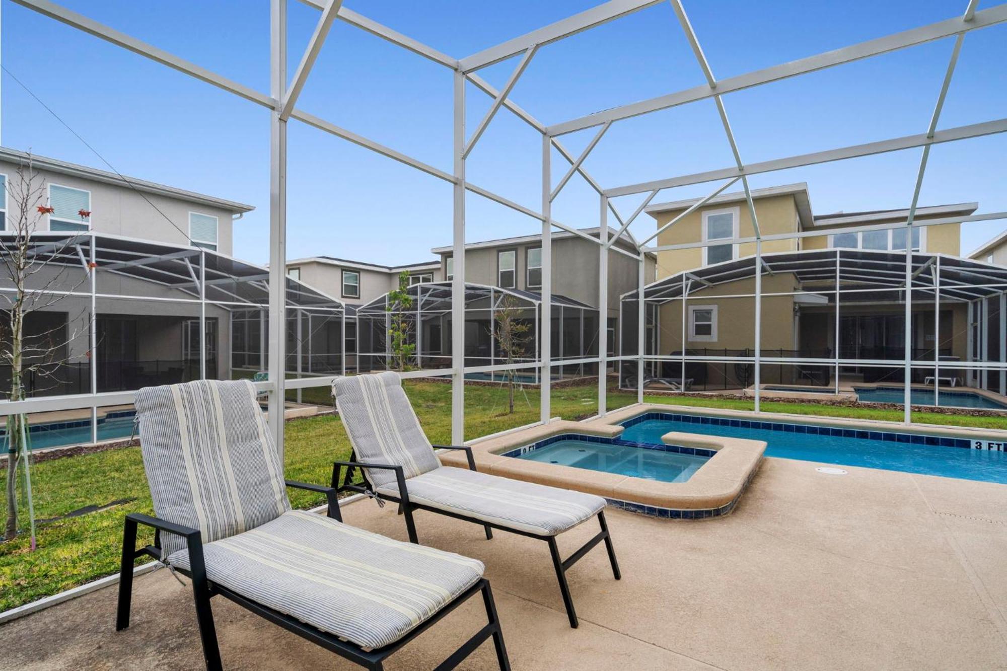 Gorgeous 5 Bd Home W Private Pool Next To Disney Kissimmee Eksteriør bilde